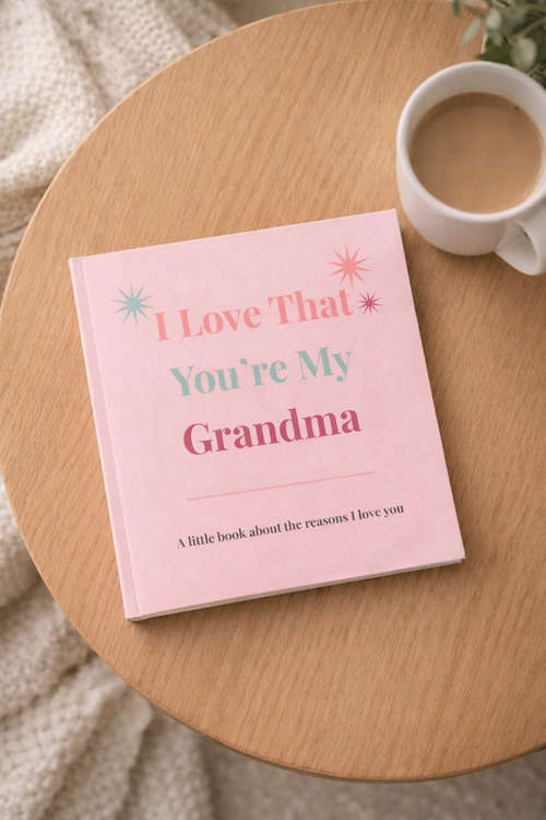 Mother’s Day Fill-in-the-Blank Book for Grandma | Keepsake Gift | Meaningful Memory Book